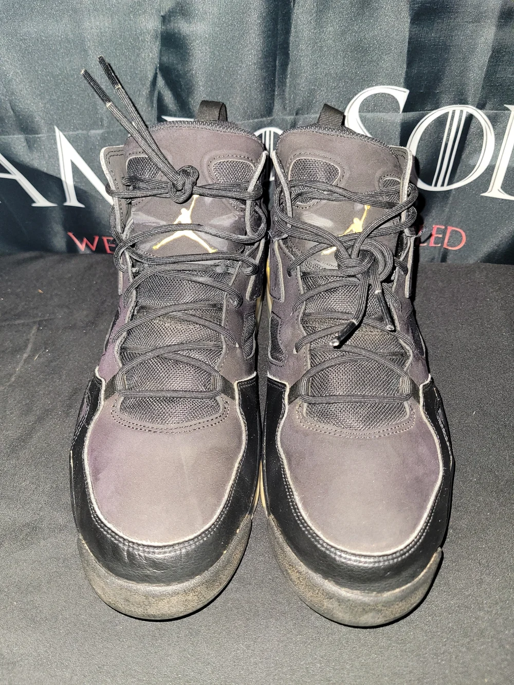 Jordan Flight Club 91 Sneakers Black Metallic Gold
